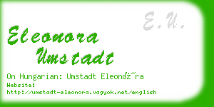 eleonora umstadt business card
